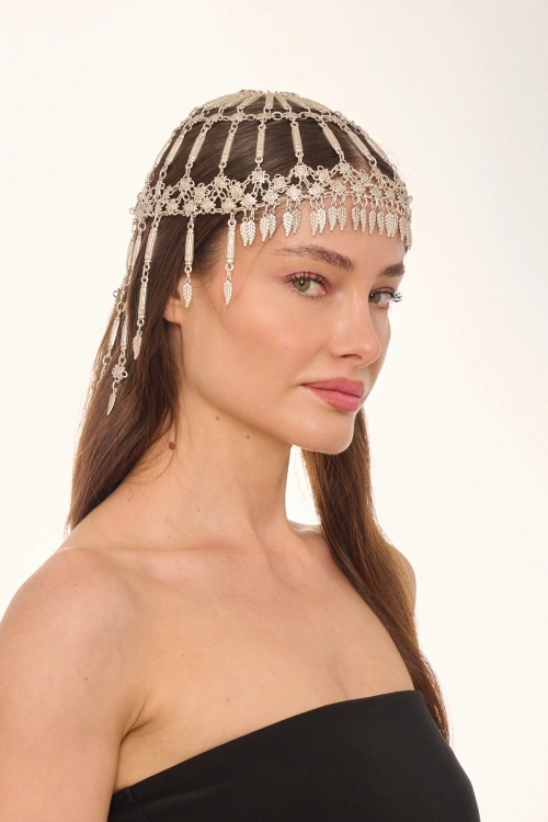 Kiraz Silver Plated Head Accessory