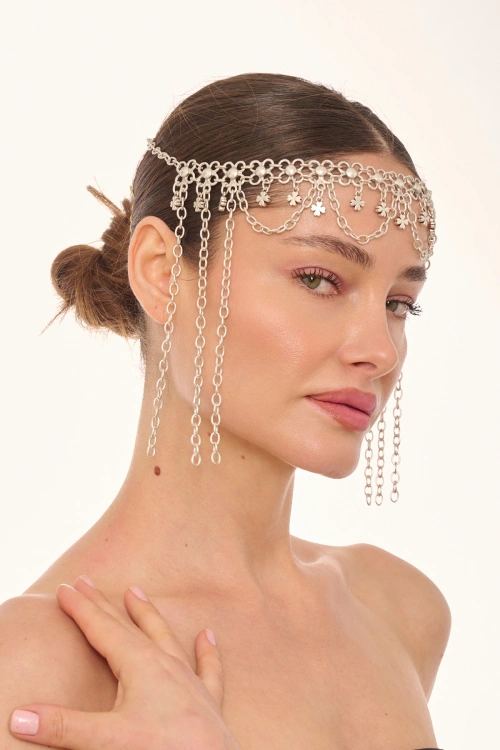 Kiraz Silver Plated Head Accessory