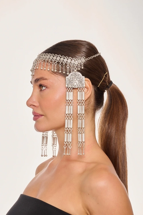 Kiraz Silver Plated Head Accessory