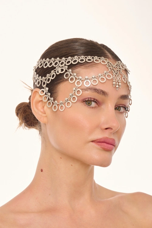 Kiraz Silver Plated Head Accessory