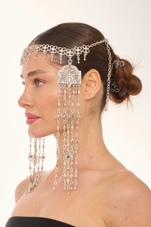 Kiraz Silver Plated Head Accessory