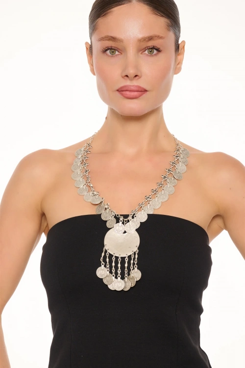 Kiraz Silver Plated Necklace