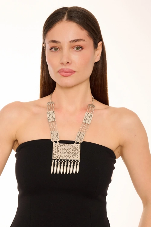 Kiraz Silver Plated Necklace