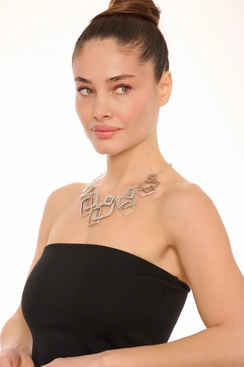 Kiraz Silver Plated Necklace