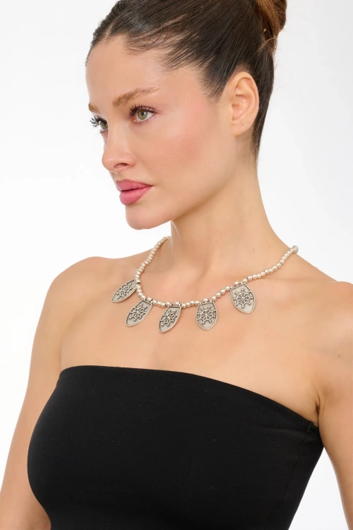 Kiraz Silver Plated Necklace