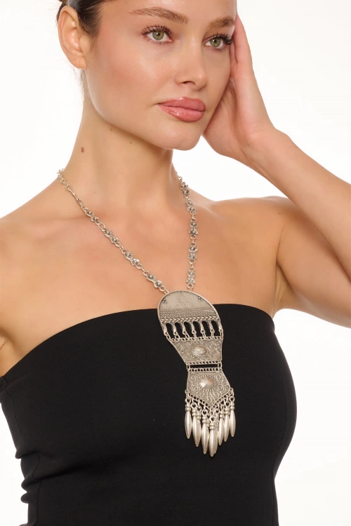 Kiraz Silver Plated Necklace