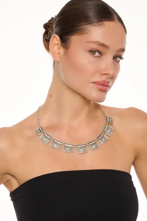 Kiraz Silver Plated Necklace