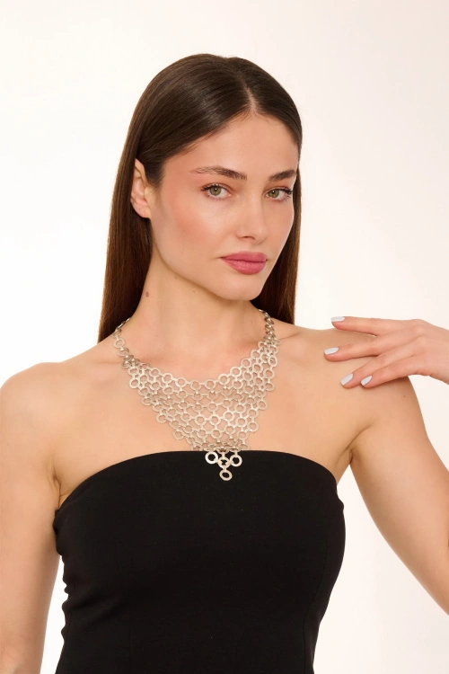 Kiraz Silver Plated Necklace