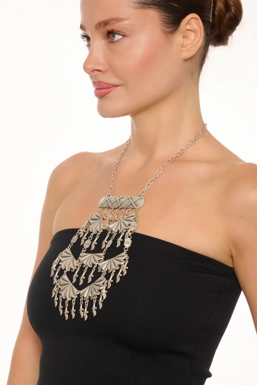 Kiraz Silver Plated Necklace