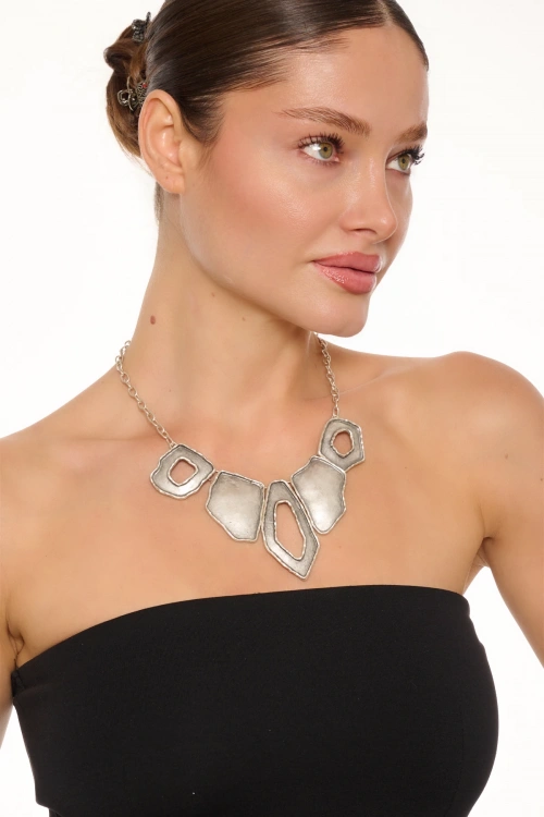 Kiraz Silver Plated Necklace