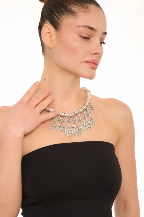 Kiraz Silver Plated Necklace