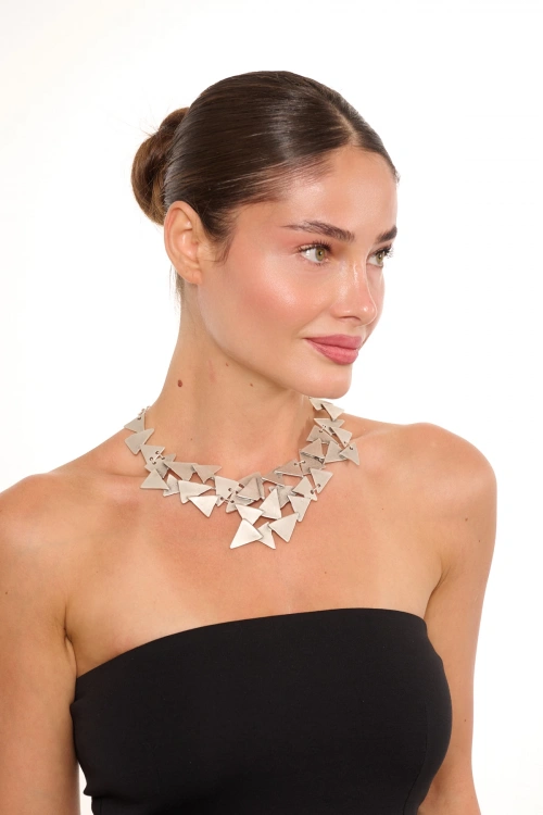 Kiraz Silver Plated Necklace