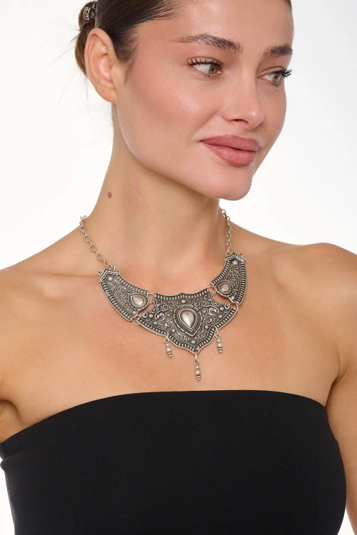 Kiraz Silver Plated Necklace