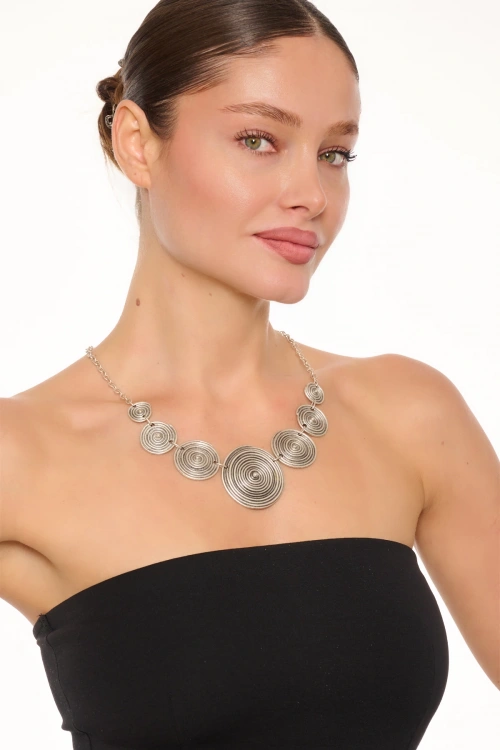 Kiraz Silver Plated Necklace