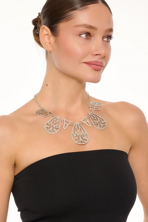 Kiraz Silver Plated Necklace