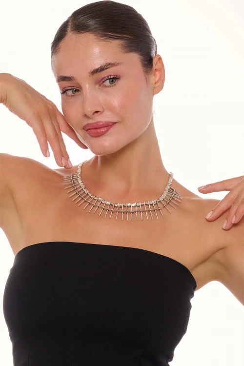 Kiraz Silver Plated Necklace