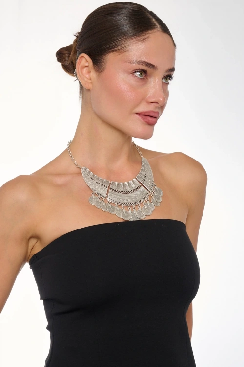 Kiraz Silver Plated Necklace