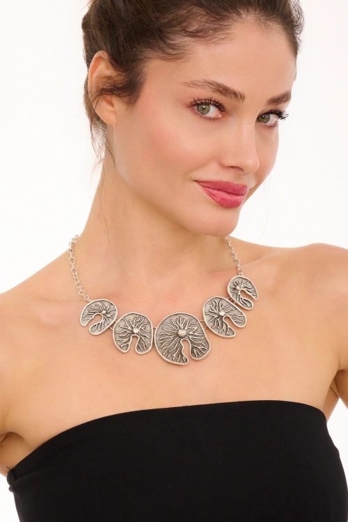 Kiraz Silver Plated Necklace