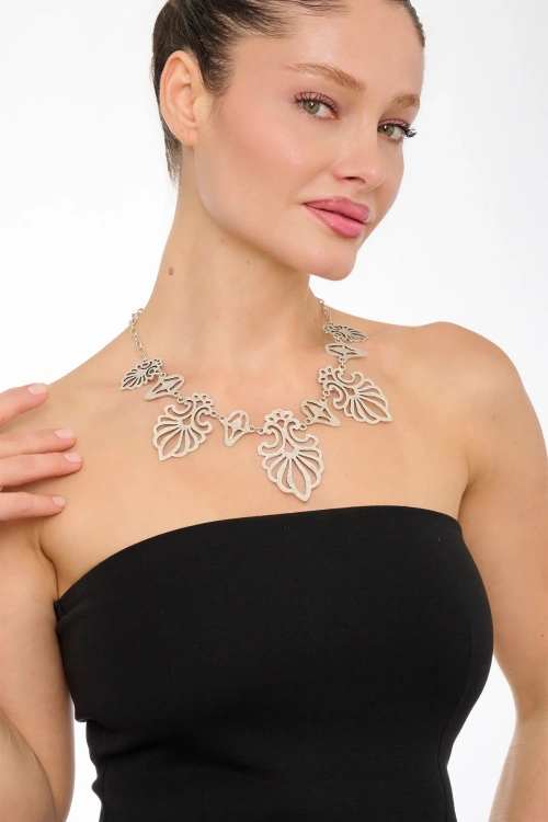 Kiraz Silver Plated Necklace