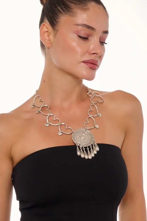 Kiraz Silver Plated Necklace