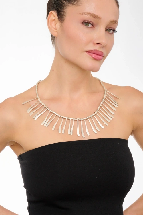 Kiraz Silver Plated Necklace