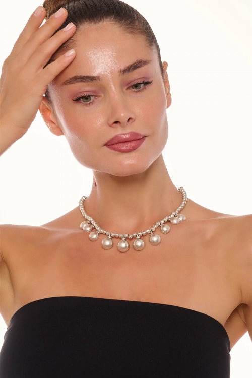 Kiraz Silver Plated Necklace