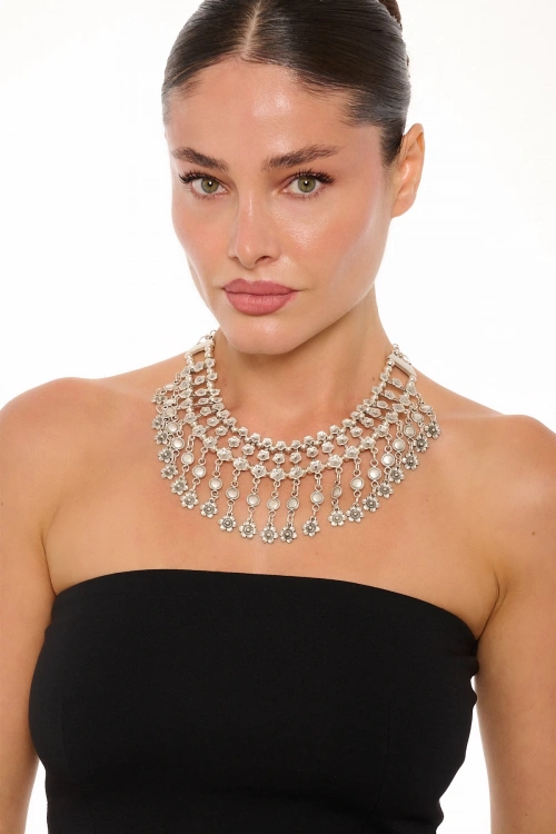 Kiraz Silver Plated Necklace