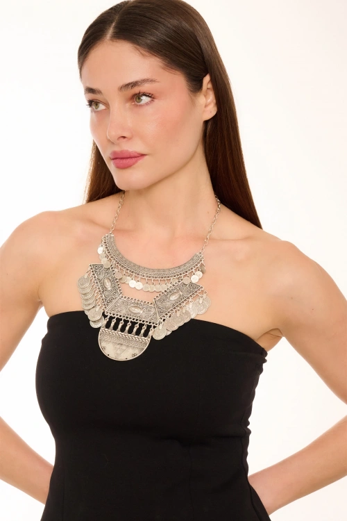 Kiraz Silver Plated Necklace