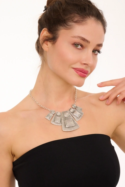 Kiraz Silver Plated Necklace