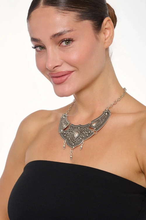 Kiraz Silver Plated Necklace