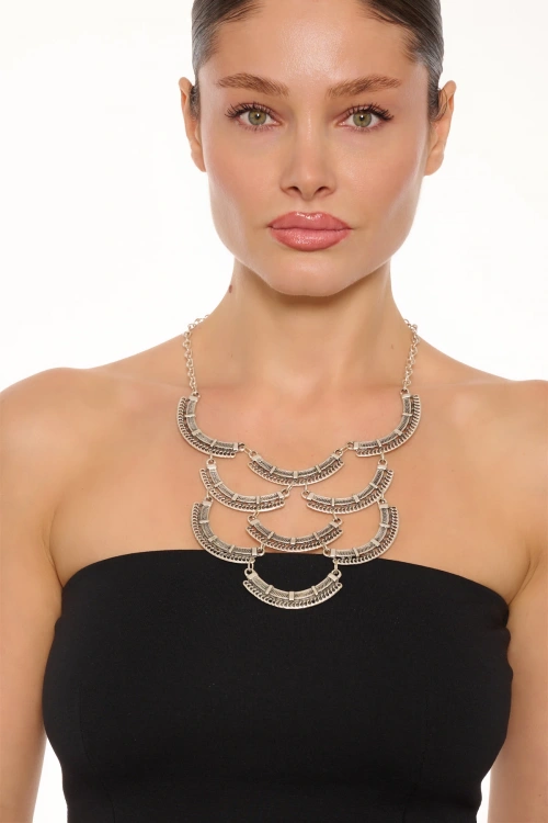 Kiraz Silver Plated Necklace
