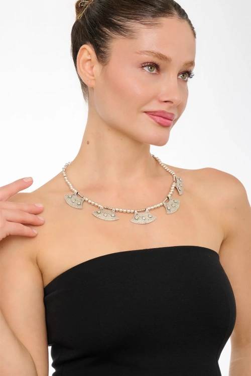 Kiraz Silver Plated Necklace