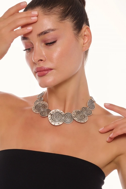 Kiraz Silver Plated Necklace