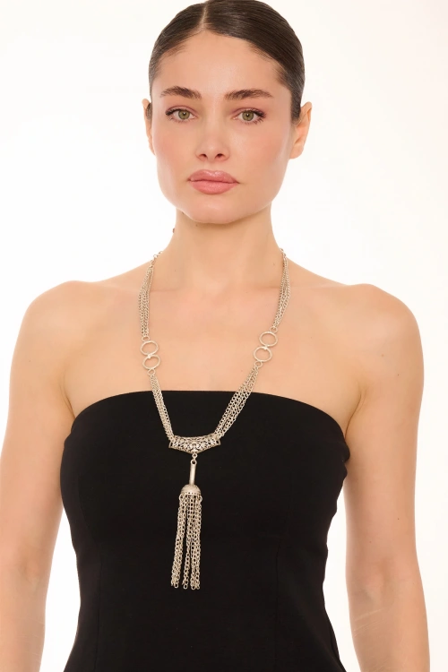 Kiraz Silver Plated Necklace