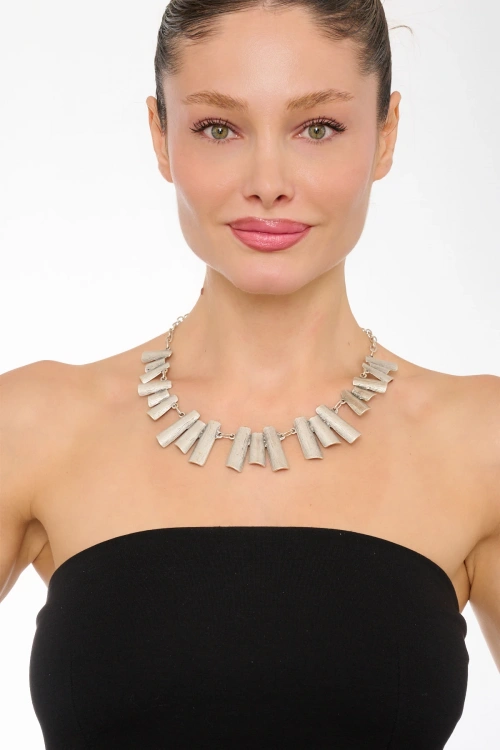 Kiraz Silver Plated Necklace