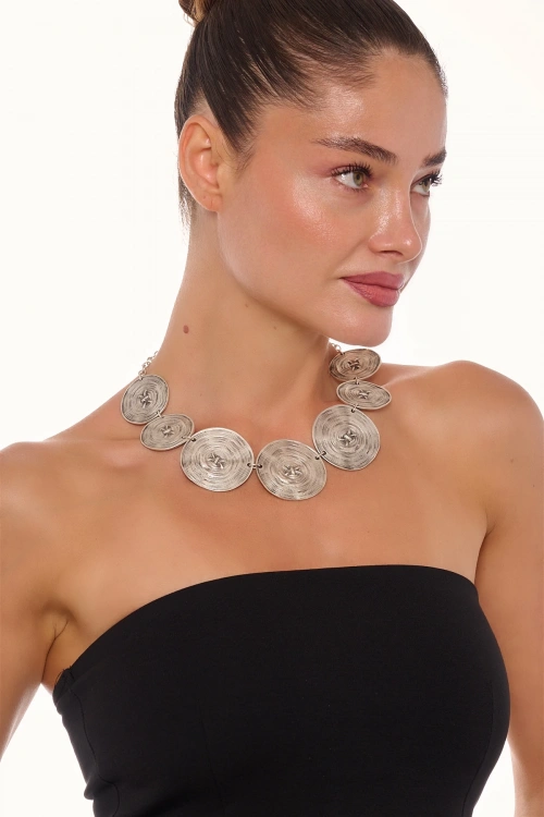 Kiraz Silver Plated Necklace