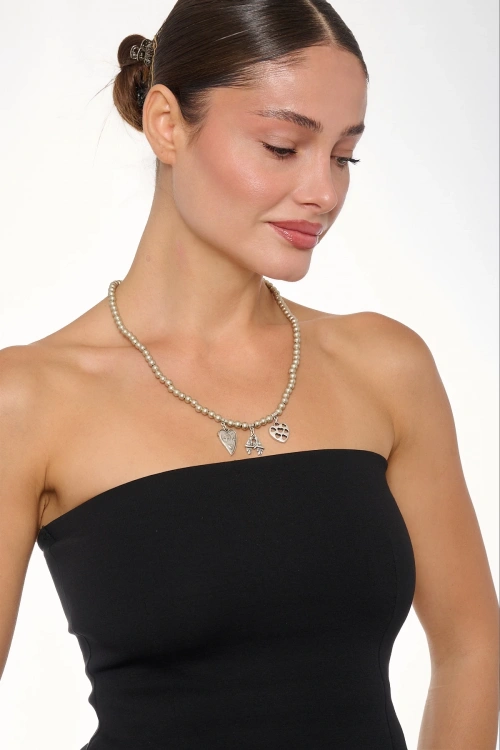 Kiraz Silver Plated Necklace