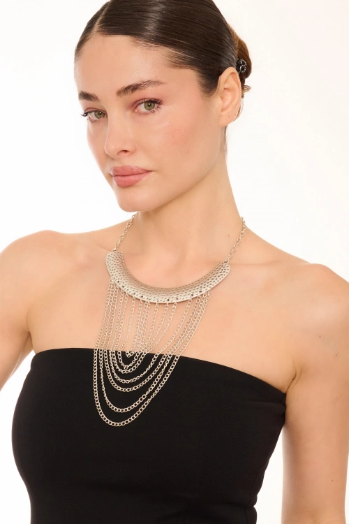 Kiraz Silver Plated Necklace