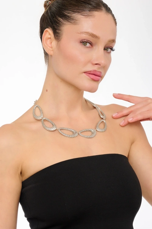 Kiraz Silver Plated Necklace