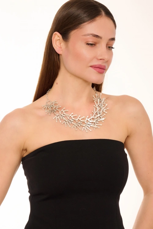 Kiraz Silver Plated Necklace