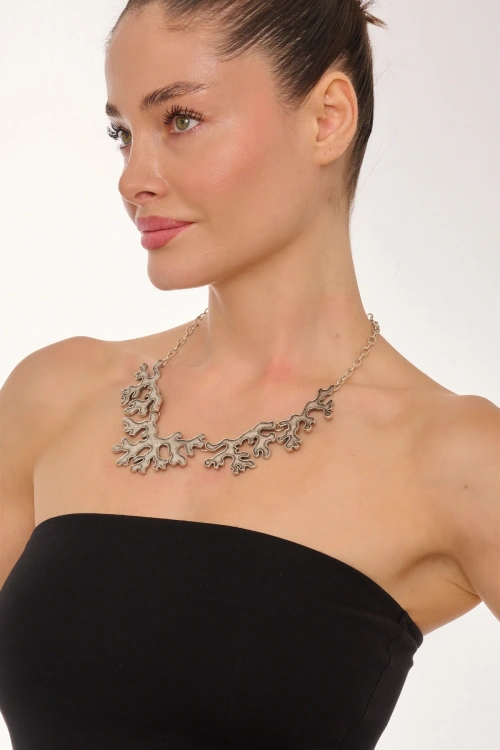 Kiraz Silver Plated Necklace