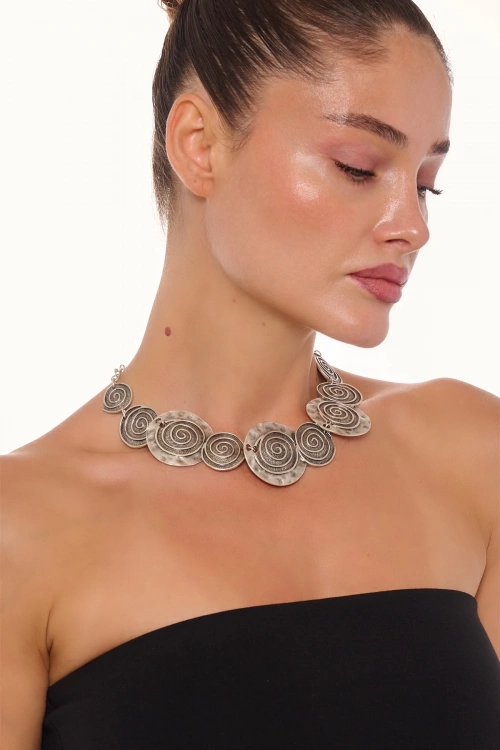 Kiraz Silver Plated Necklace