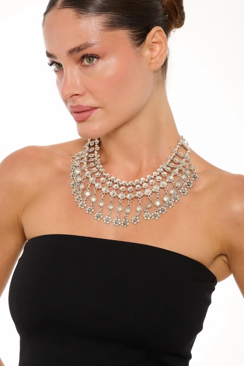 Kiraz Silver Plated Necklace