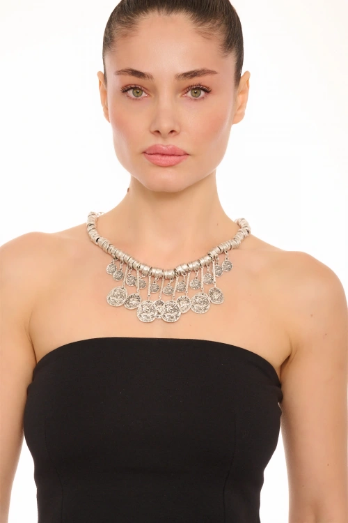 Kiraz Silver Plated Necklace