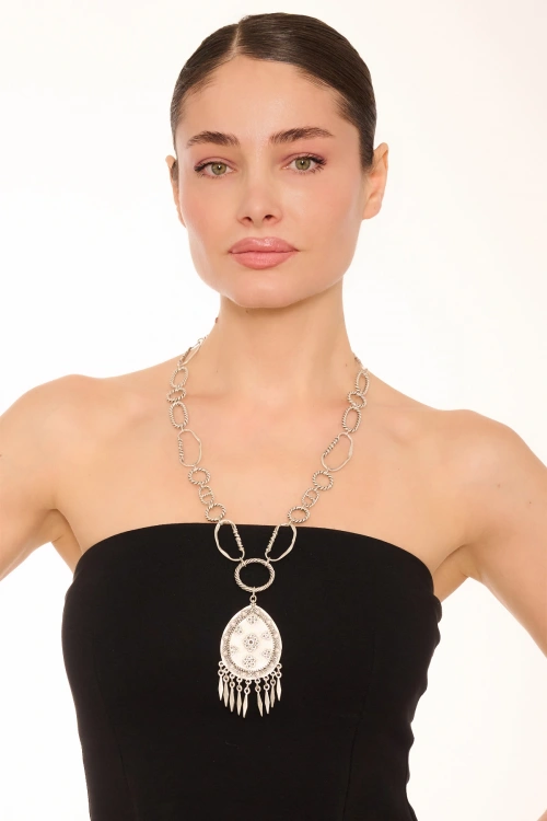 Kiraz Silver Plated Necklace