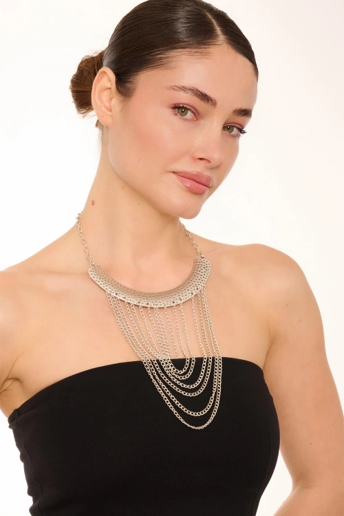 Kiraz Silver Plated Necklace