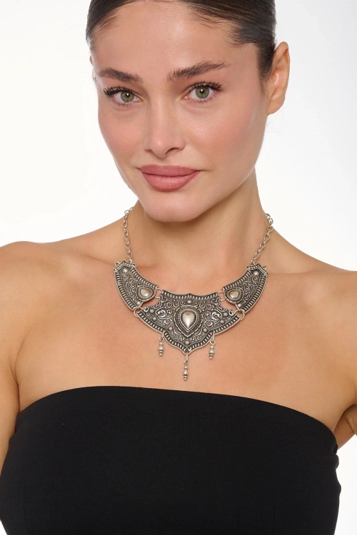 Kiraz Silver Plated Necklace