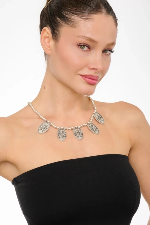 Kiraz Silver Plated Necklace