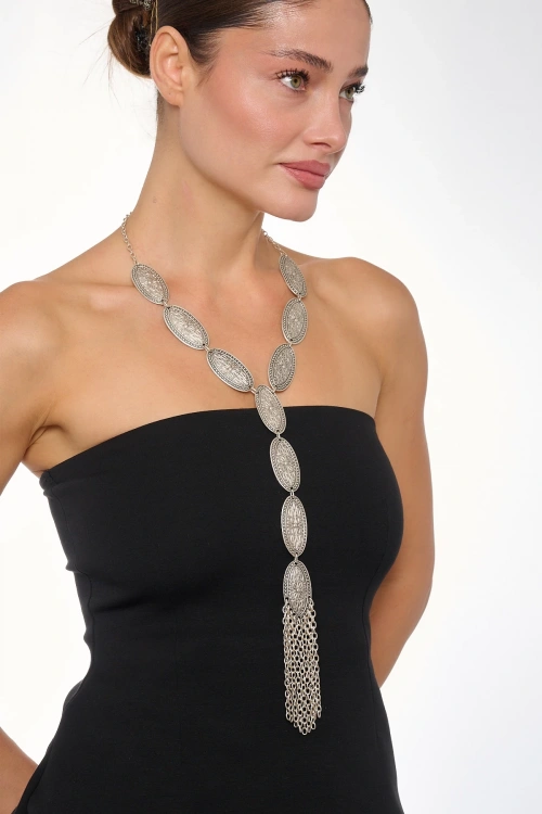 Kiraz Silver Plated Necklace