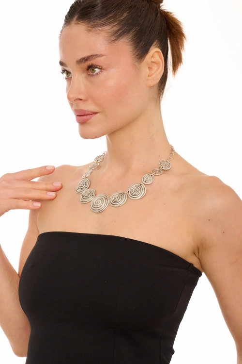 Kiraz Silver Plated Necklace